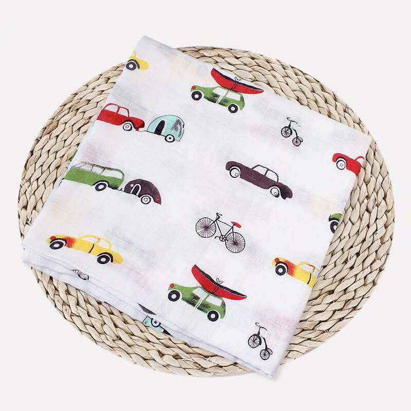 1Pc Muslin 100% Cotton Baby Swaddles Soft Newborn Blankets Bath Gauze Infant Wrap sleepsack Stroller cover Play Mat-Newborn Bath Towels-I35Store-