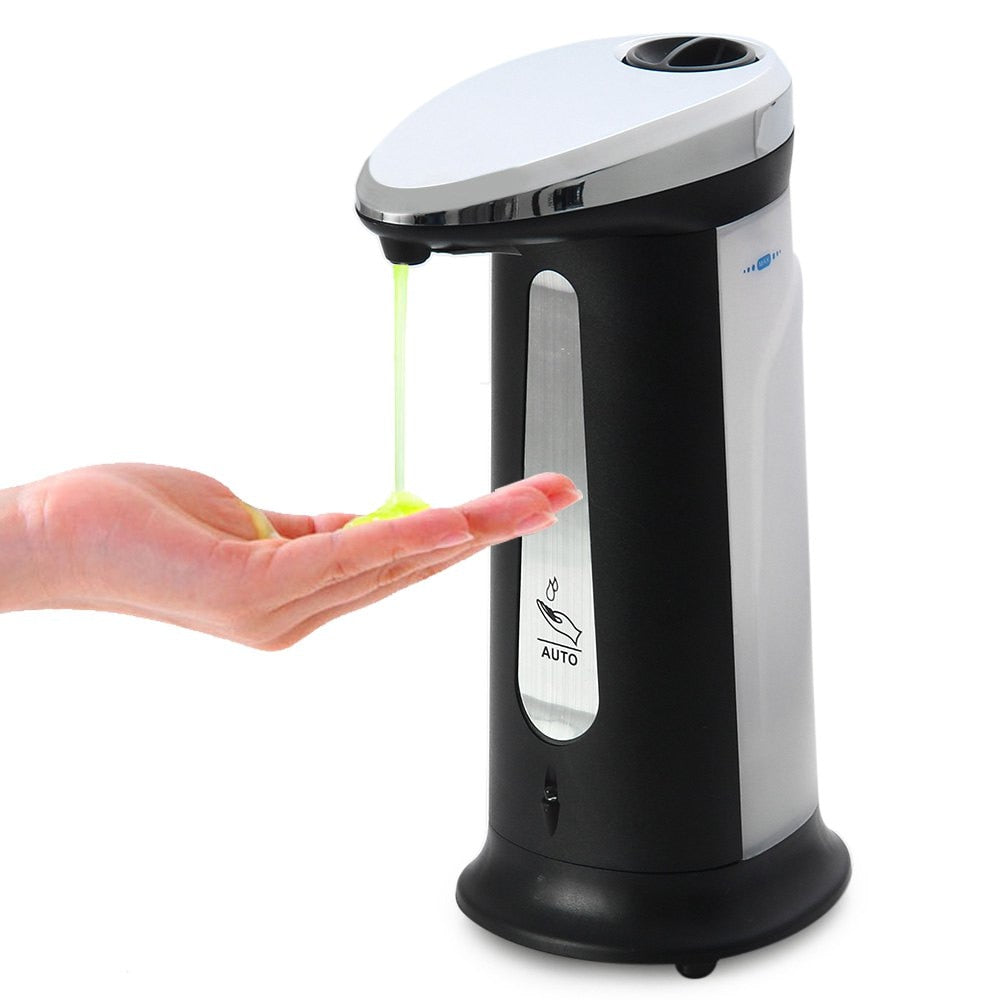 400Ml Automatic Liquid Soap Dispenser Smart Sensor Touchless ABS Electroplated Sanitizer Dispensador for Kitchen Bathroom-Hand Sanitizer-I35Store-