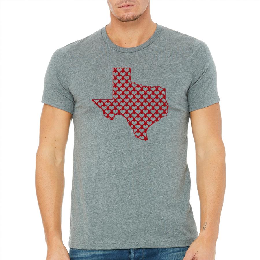 Texas hearts- men's-Shirt-I35Store-