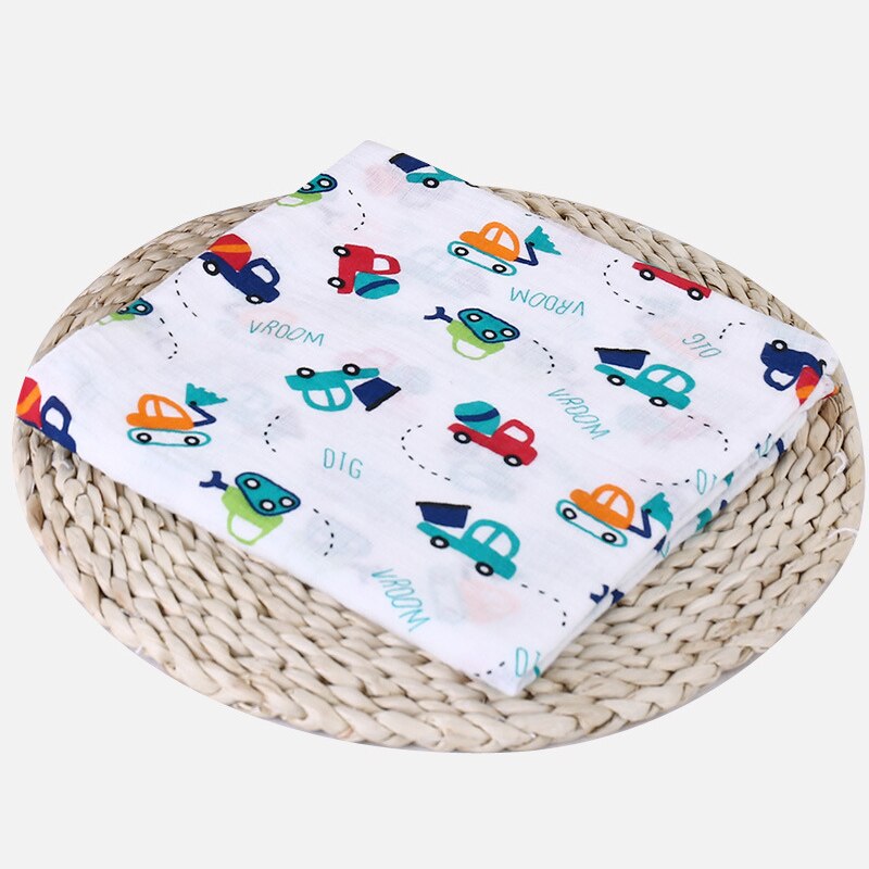 1Pc Muslin 100% Cotton Baby Swaddles Soft Newborn Blankets Bath Gauze Infant Wrap sleepsack Stroller cover Play Mat-Newborn Bath Towels-I35Store-