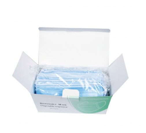 3-Ply Disposable Face Mask 50 Pack-Masks-SafeAct-