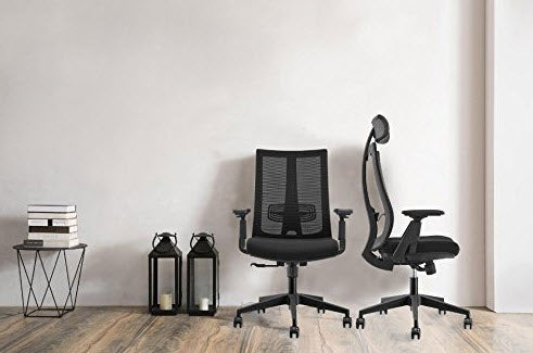 Black Home Office Chair-Office Chair-CUBOC-