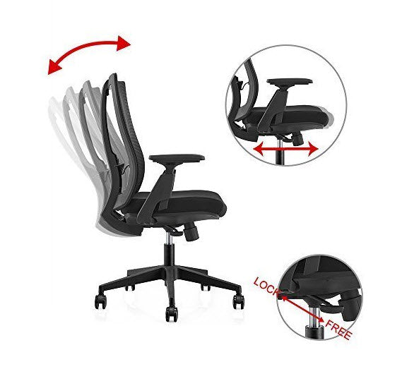 Black Home Office Chair-Office Chair-CUBOC-