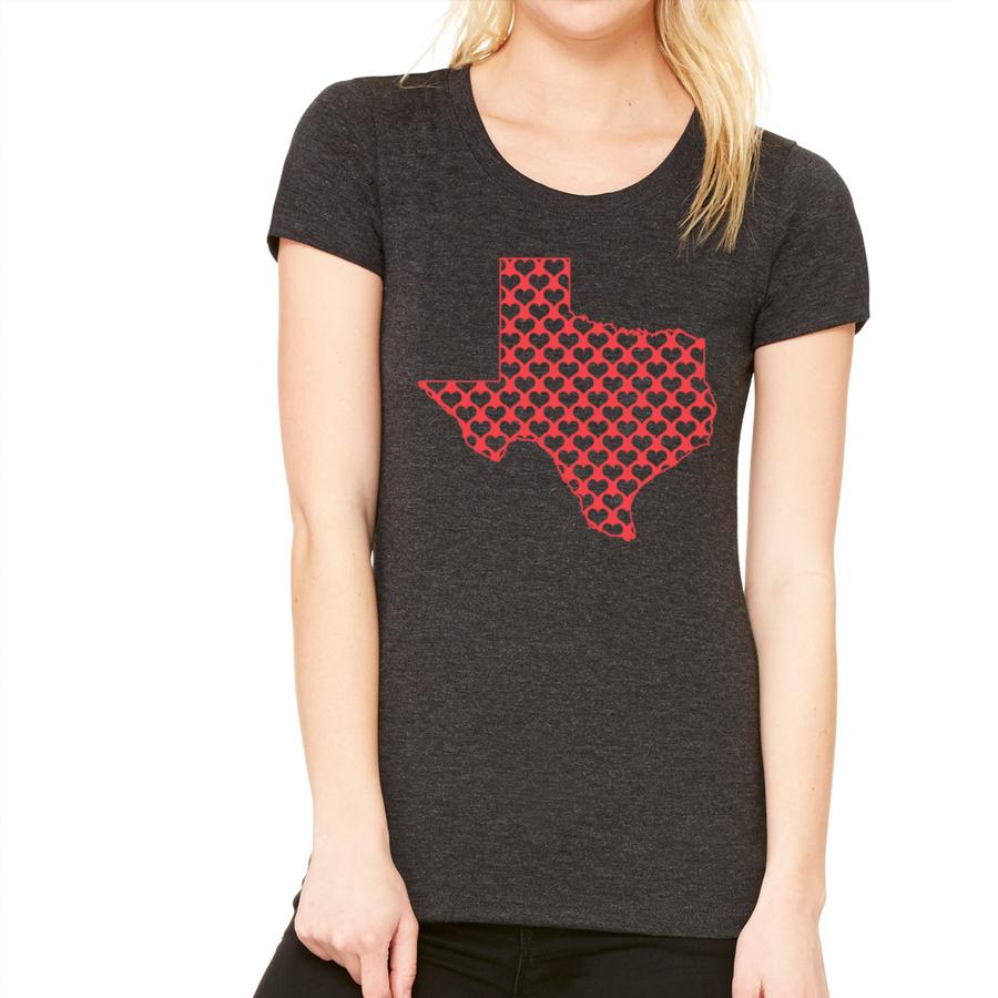 Texas hearts- women's-Shirt-I35Store-