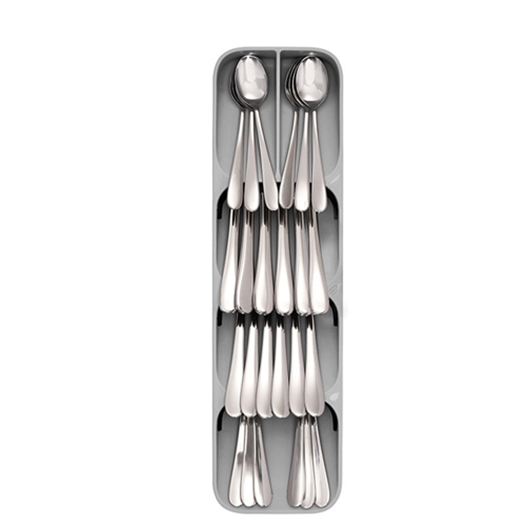 Stainless steel kitchen storage cutlery rack-Kitchen Drawer-I35Store-