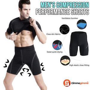 Mens Compression Performance Shorts-Compression Shorts-I35Store-