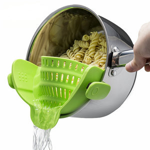 Silicone Kitchen Snap N Strain Filter-Kitchen Strainer-I35Store-