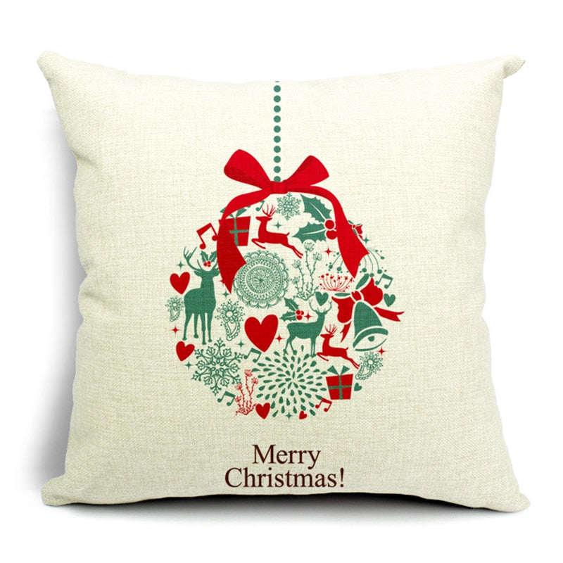 Christmas Pillow Covers - Multiple Designs - Warm your couches up for the holidays with these warm covers.