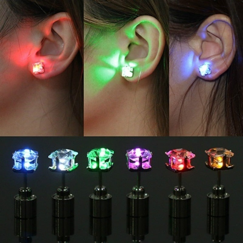 Unique LED Light Studs - Men or Women -  Christmas -  Gift - Great for Accessorizing for Christmas or other special events.