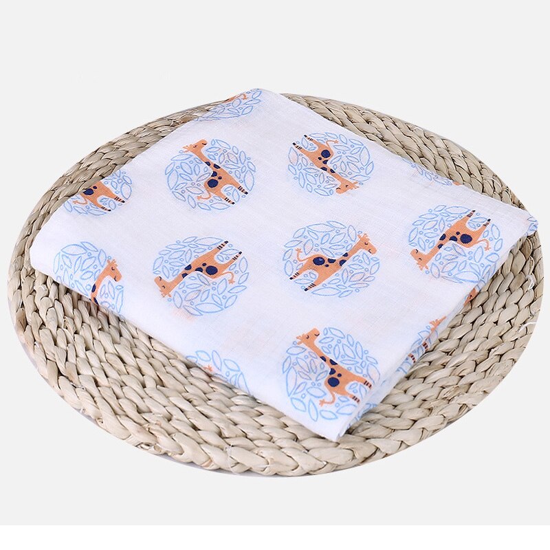 1Pc Muslin 100% Cotton Baby Swaddles Soft Newborn Blankets Bath Gauze Infant Wrap sleepsack Stroller cover Play Mat-Newborn Bath Towels-I35Store-