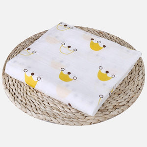 1Pc Muslin 100% Cotton Baby Swaddles Soft Newborn Blankets Bath Gauze Infant Wrap sleepsack Stroller cover Play Mat-Newborn Bath Towels-I35Store-