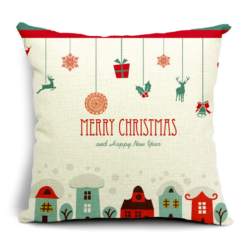 Christmas Pillow Covers - Multiple Designs - Warm your couches up for the holidays with these warm covers.