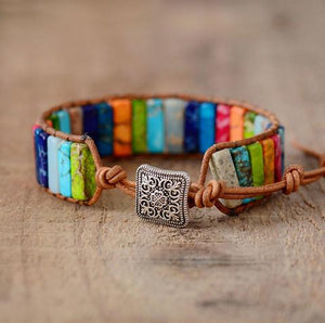 Color Burst Positivity Bracelet - Handmade - Jewelry