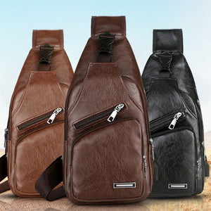 Men's USB Charging Chest Bag-Bag-I35Store-