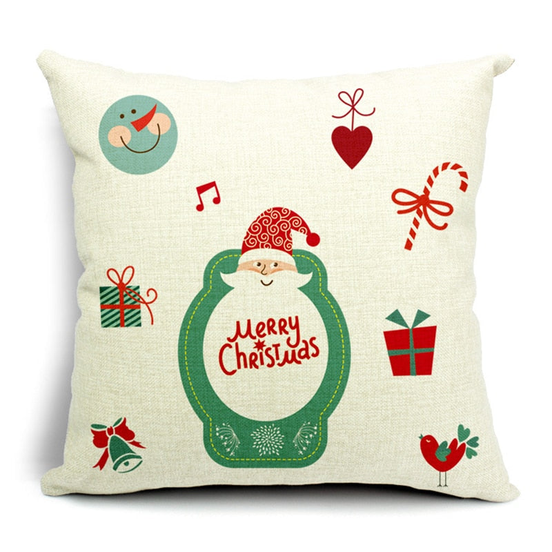 Christmas Pillow Covers - Multiple Designs - Warm your couches up for the holidays with these warm covers.