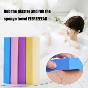 Bath Sponge Lace Printed Scrub Shower Baby Bath Scrubber Exfoliating Beauty Skin Care Sponge Face Cleaning Spa Bath Ball 1pc