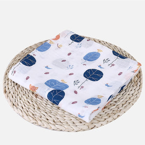 1Pc Muslin 100% Cotton Baby Swaddles Soft Newborn Blankets Bath Gauze Infant Wrap sleepsack Stroller cover Play Mat-Newborn Bath Towels-I35Store-