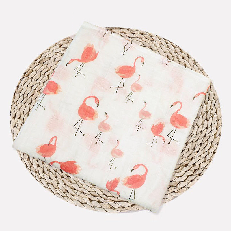 1Pc Muslin 100% Cotton Baby Swaddles Soft Newborn Blankets Bath Gauze Infant Wrap sleepsack Stroller cover Play Mat-Newborn Bath Towels-I35Store-