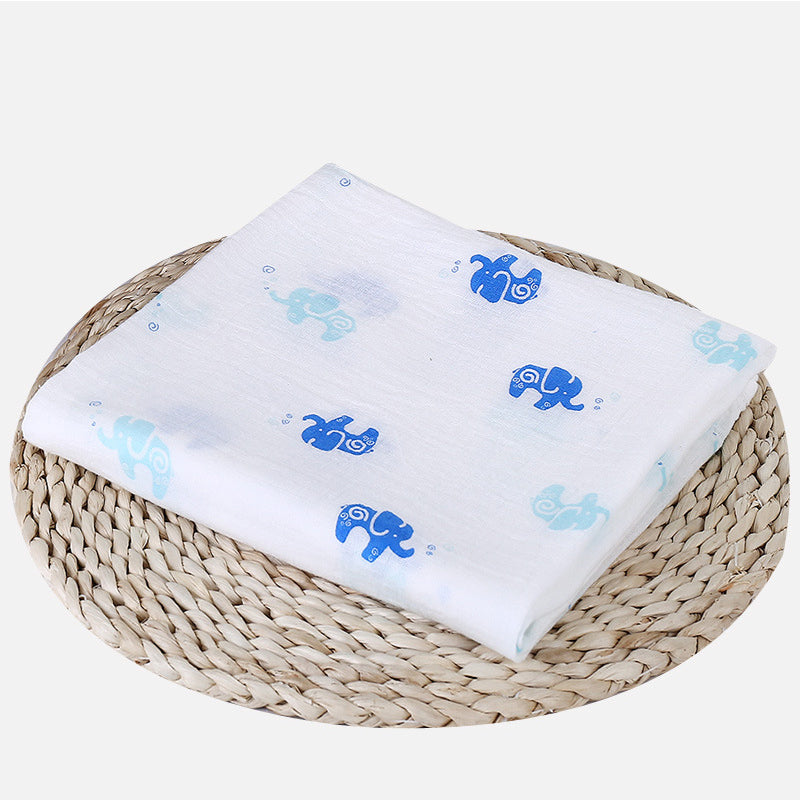 1Pc Muslin 100% Cotton Baby Swaddles Soft Newborn Blankets Bath Gauze Infant Wrap sleepsack Stroller cover Play Mat-Newborn Bath Towels-I35Store-